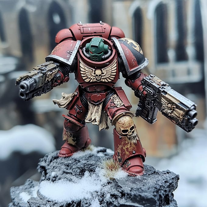 paint your miniature warhammer 40k with base gaming print