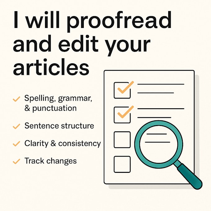 Proofread and edit your articles, blogs, and documents by Nutri_arts ...