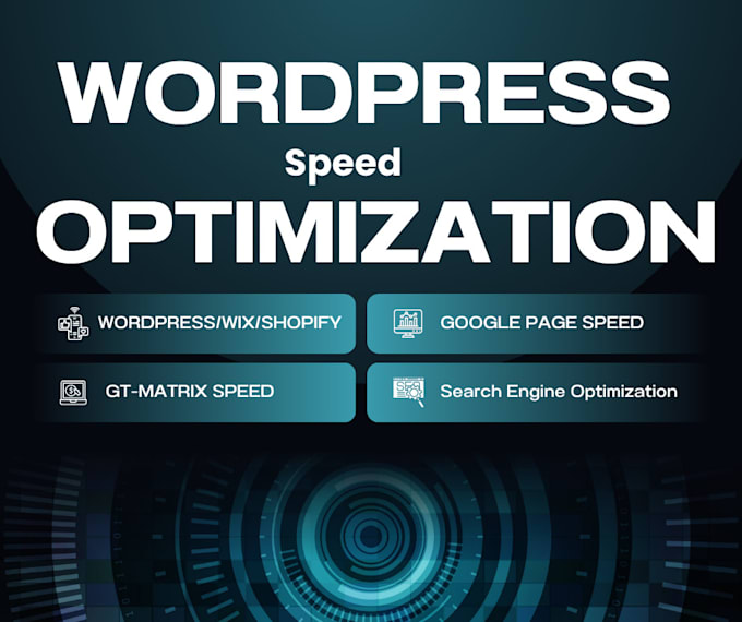 Do speed optimization worpress wix shopify by Raviartzen | Fiverr