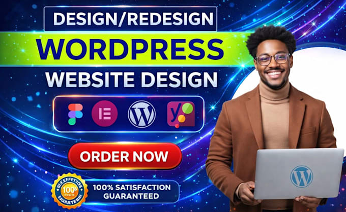 design, redesign wordpress website as an elementor pro expert