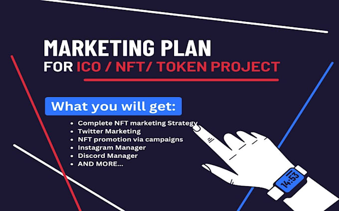 create a marketing plan for your ico, crypto, nft, blockchain or web3 project