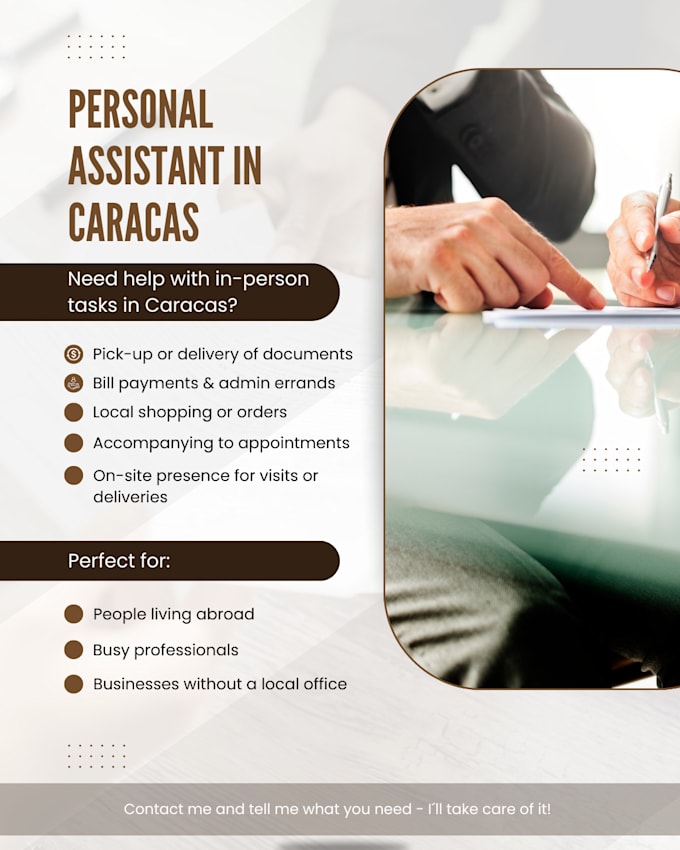 personal assistant in caracas