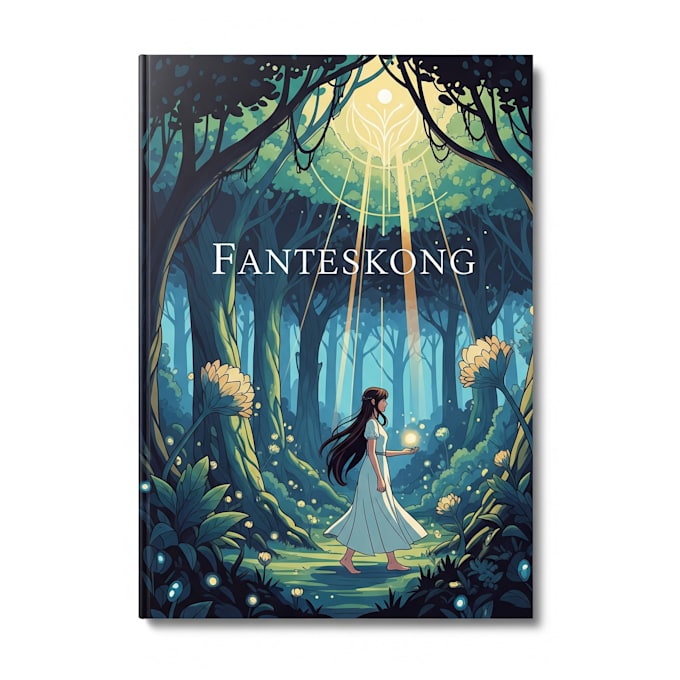 do artistic fantasy book cover design
