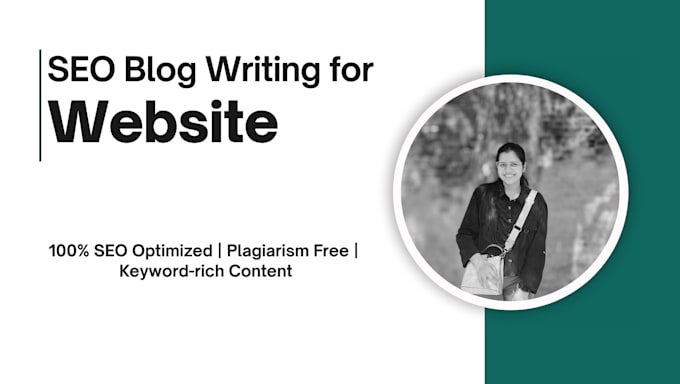 write SEO optimized blog posts for your website
