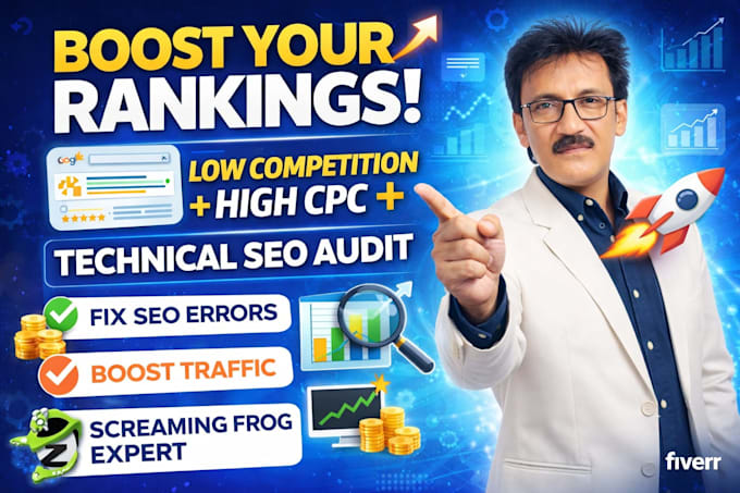 do SEO keyword research for low competition niches and competitor analysis