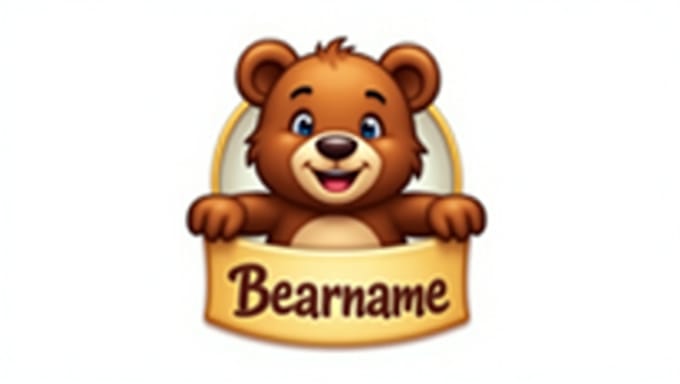 create bear mascot logo with unlimited revisions