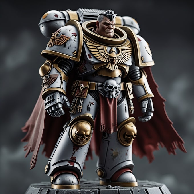 3d model warhammer 40k character for you