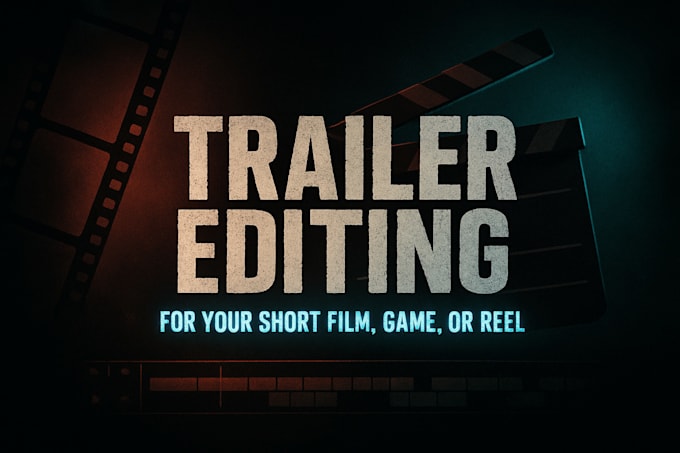 edit a cinematic trailer for your short film, videogame, or reel