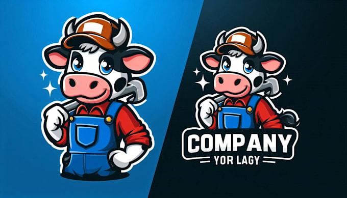 Design awesome modern cow mascot logo only 15 hours by Parades_molina ...