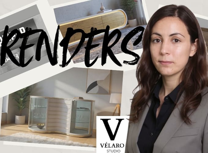 create 3d renders for interior projects