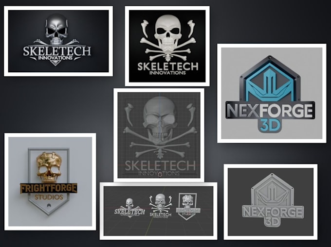 professionally convert your 2d image into a high quality 3d logo with stl files
