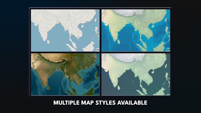 create your custom animated map and route videos