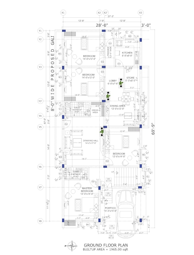 draw architectural, mechanical in autocad