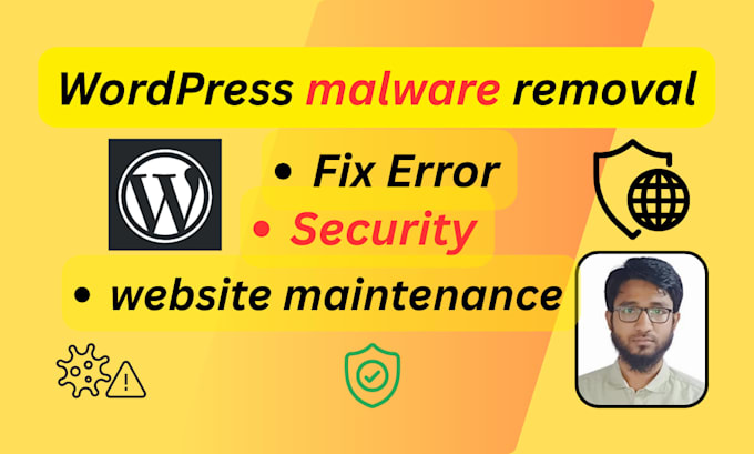 do wordpress malware removal and fix errors