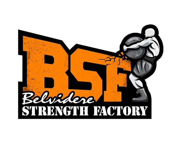 design strength training gym logo