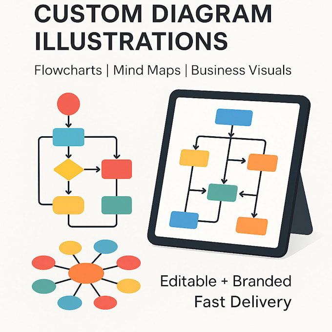 illustrate technical, business, or educational diagrams