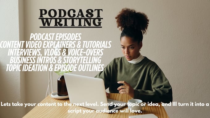 write amazing content script for your video and podcast