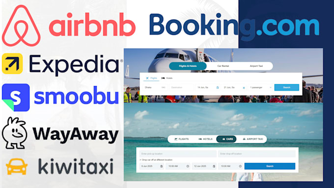 get a vacation rental website with airbnb booking expedia and smoobu setup