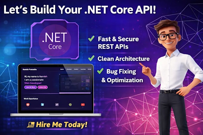 develop secure asp net core web API with clean architecture