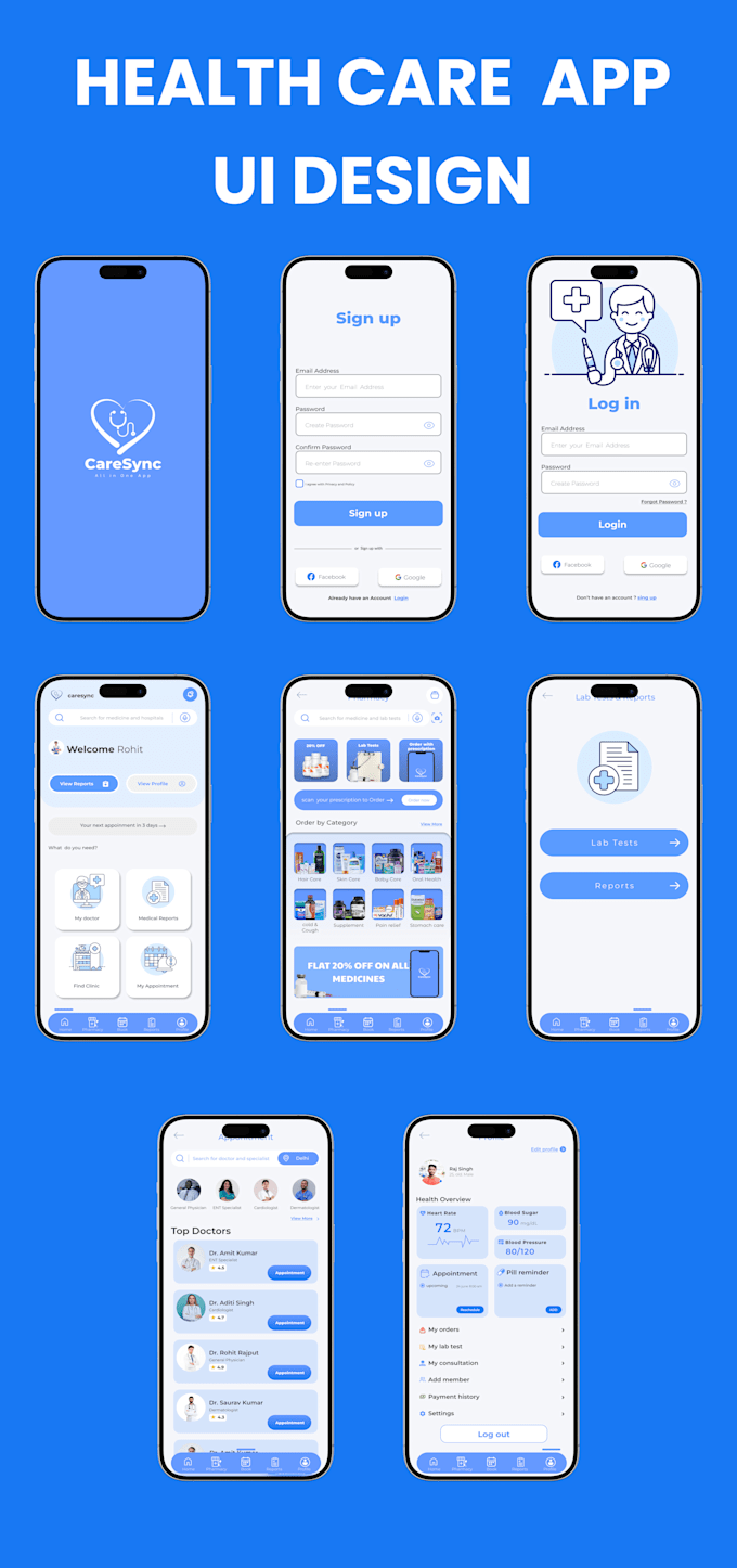 be your UI UX designer for clean mobile or web app design