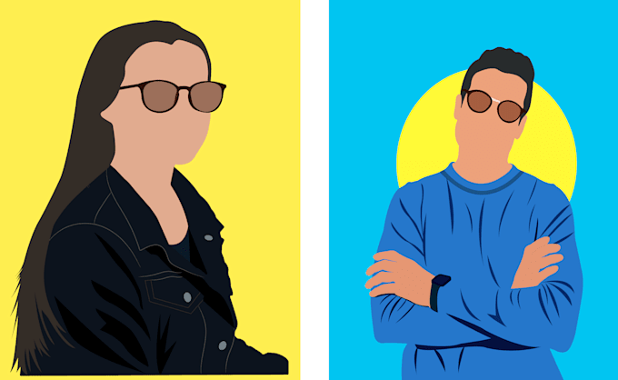 minimalist faceless portrait in 24 hours