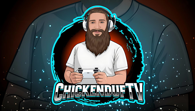 design gaming twitch stream logo, overlay, alerts, intro, starting, kick, obs