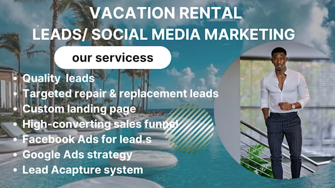 vacation rental travel agency social media marketing manger  hotel booking leads