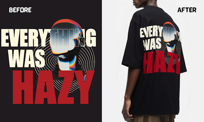 create real human t shirt mockup and clothing mockups
