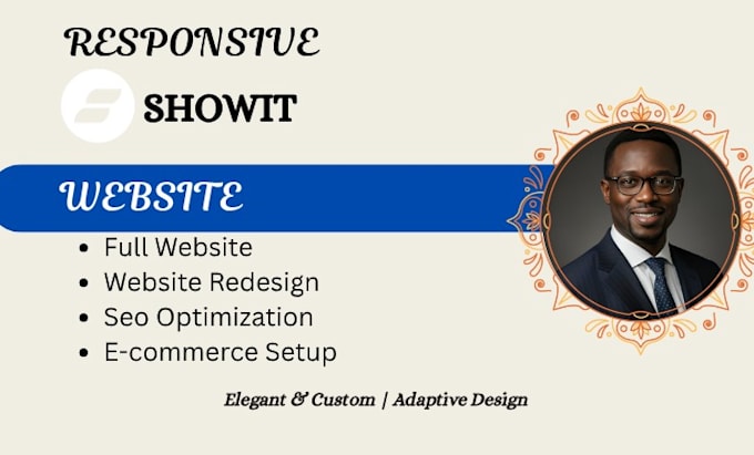 update, design and redesign showit website, showit template showit customization