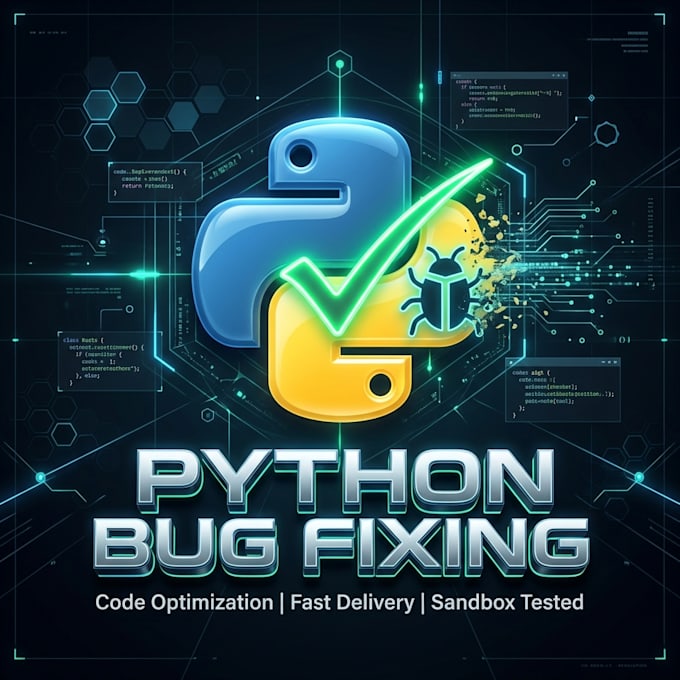 debug and fix python script bugs or optimize python code