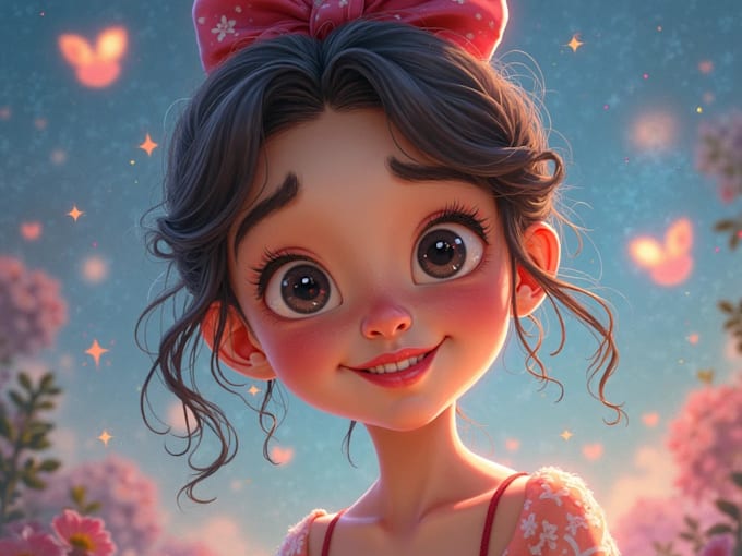 draw your portrait in disney style