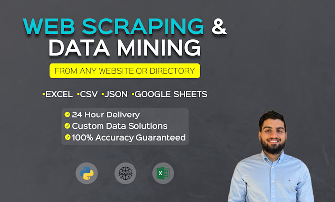 Build a custom python web scraper to extract data from any website by ...
