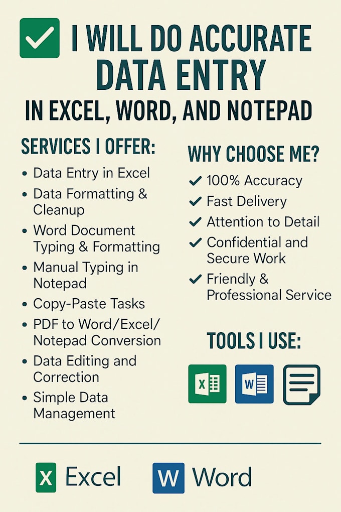 do data entry for you