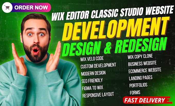 wix development wix copy clone design redesign figma to wix