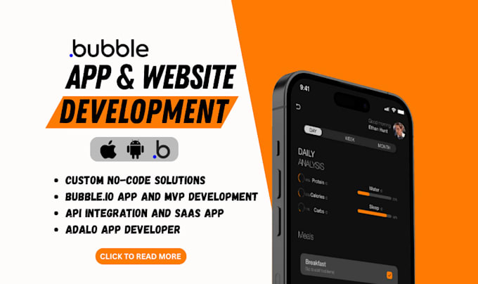 Build bubble io website saas, bubble mvp api integration web app ui ux ...