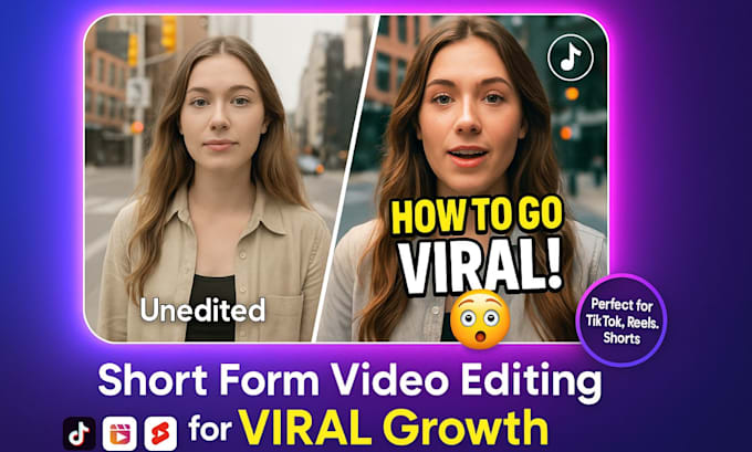 edit your tiktok reels or youtube shorts into scroll stopping viral videos