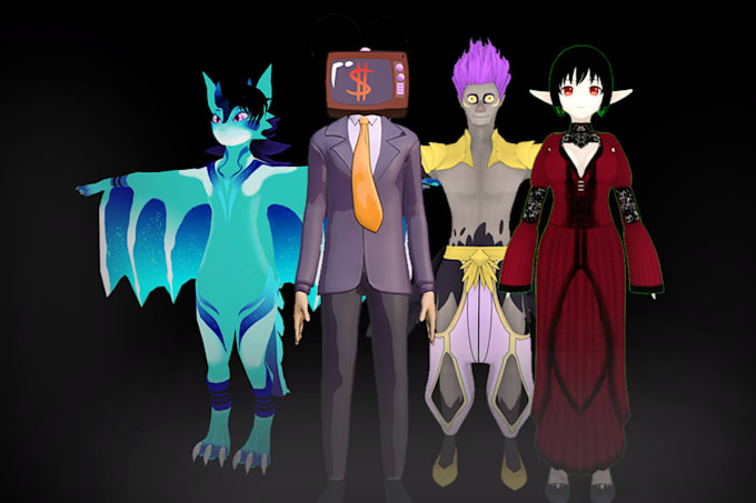 make custom vrchat avatar for you