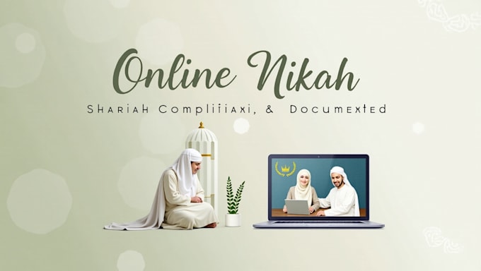 be your online nikah imam for a valid and shariah compliant marriage