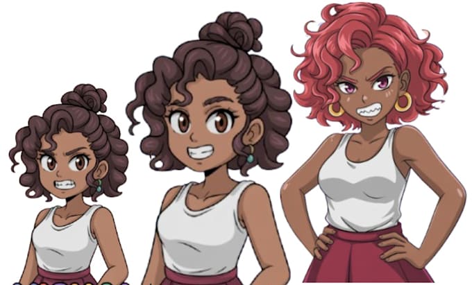 design character sprites for rpgs, visual novels in my style