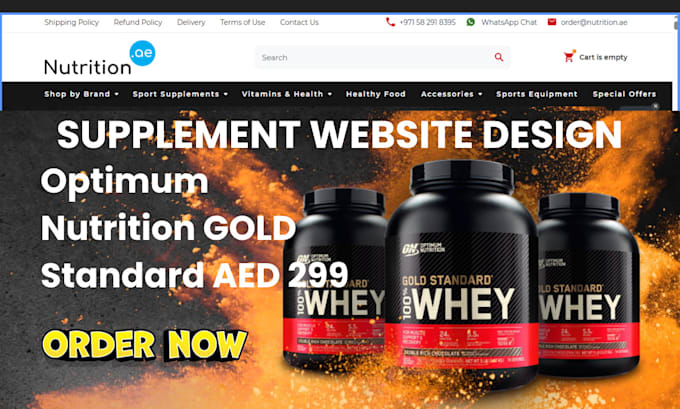 build supplement website nutraceutical supplement  store nutraceutical store