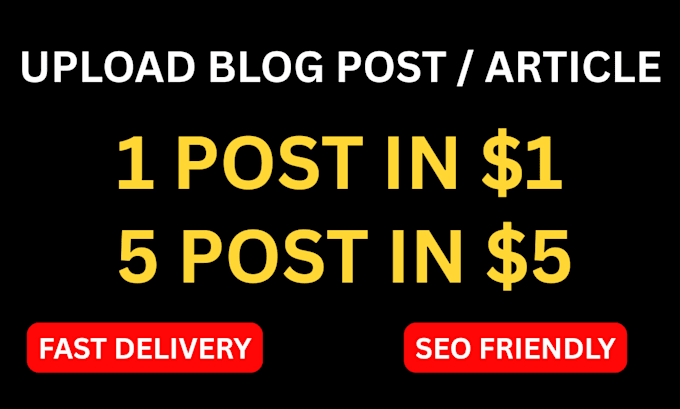upload content, blog posts and article posts as wordpress VA