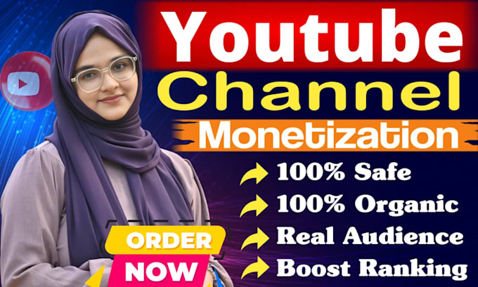 do organic youtube channel promotion and monetization