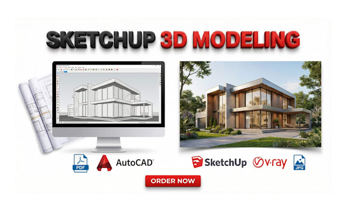 Create exterior house 3d rendering and architectural visualization in ...