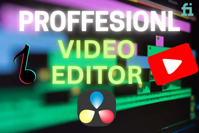 do professional video editing for yt and tiktok