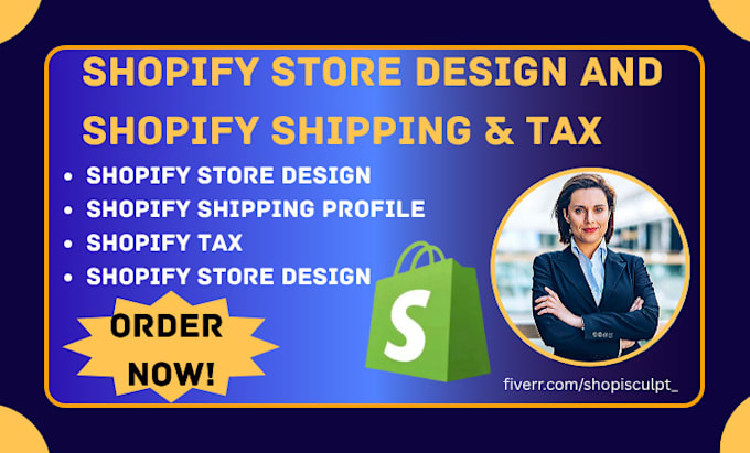 setup shopify shipping and tax dropshipping for domestic and world wide stores