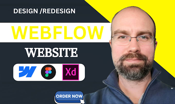 Do webflow website design and figma to webflow website development by ...