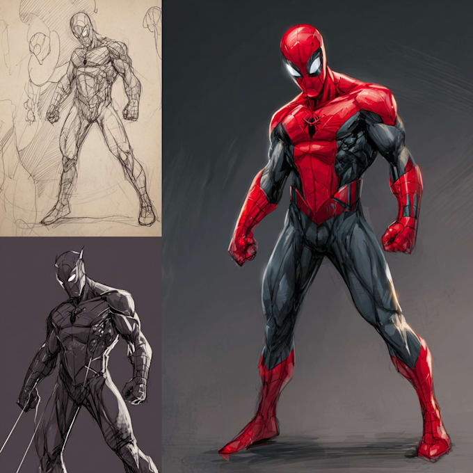 draw you as an amazing superhero