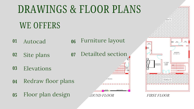 Professionally draft your architectural floor plan and elevations by ...