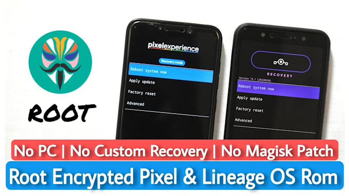 root android rooting remotely, flash, install custom firmware,rom, twrp, magisk