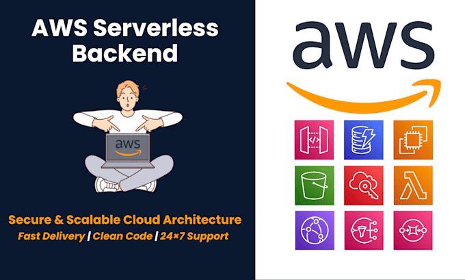 develop a secure, scalable AWS cloud serverless backend with node